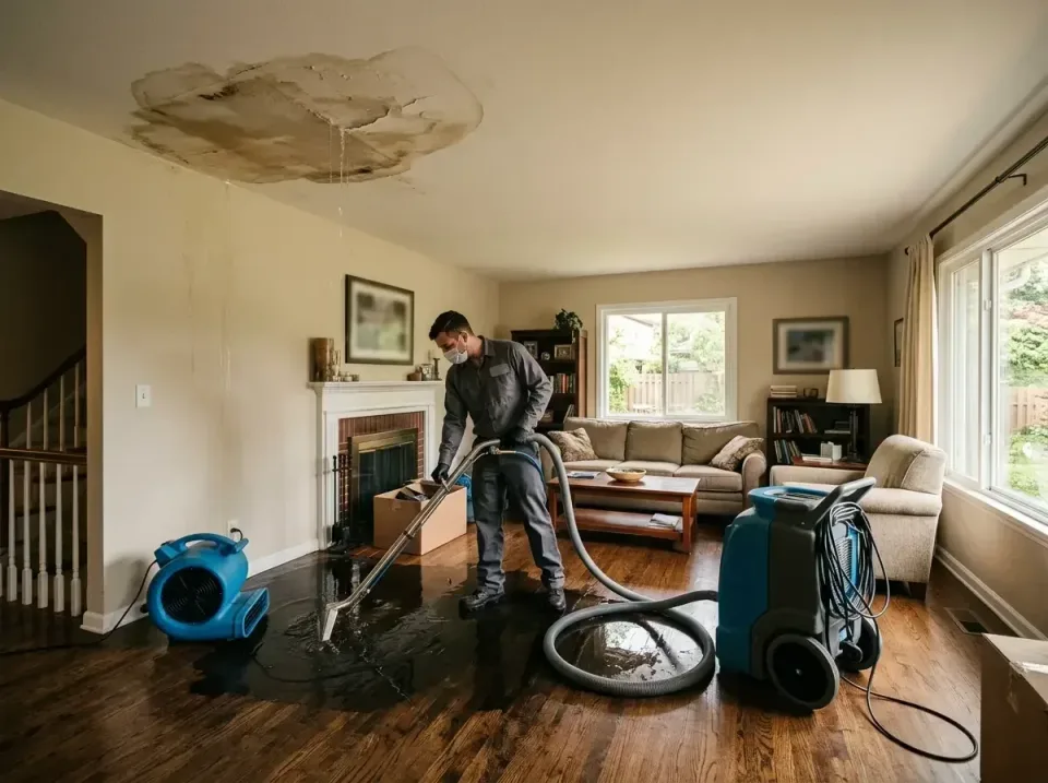 attic-pipe-burst-ceiling-drip-008 — frequently asked questions, Water Damage Restoration & Carpet Care in Winston-Salem, NC